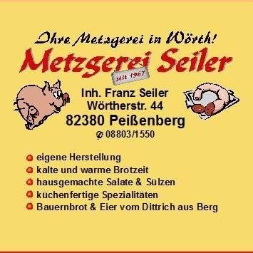 Seiler Franz Metzgerei Peißenberg .